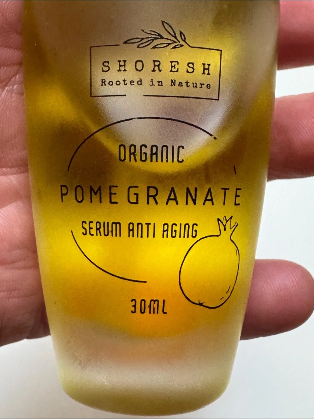 Shoresh Organic Pomegranate Anti-Aging Serum unused from Israel